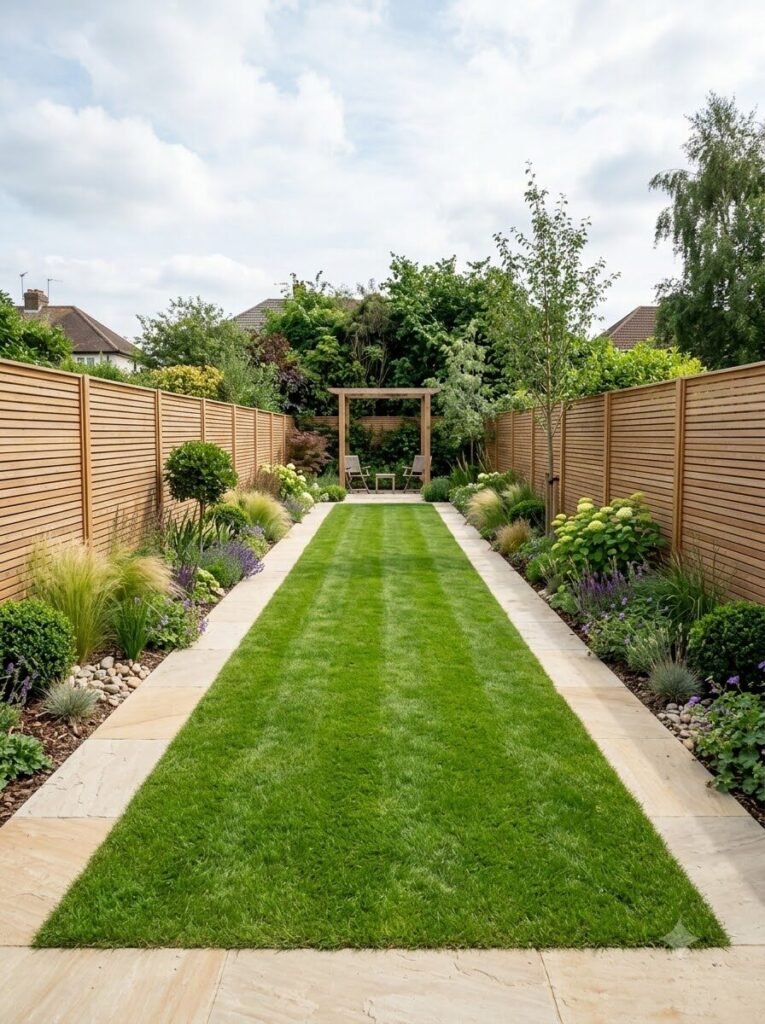 Garden Designs for Long Narrow Gardens