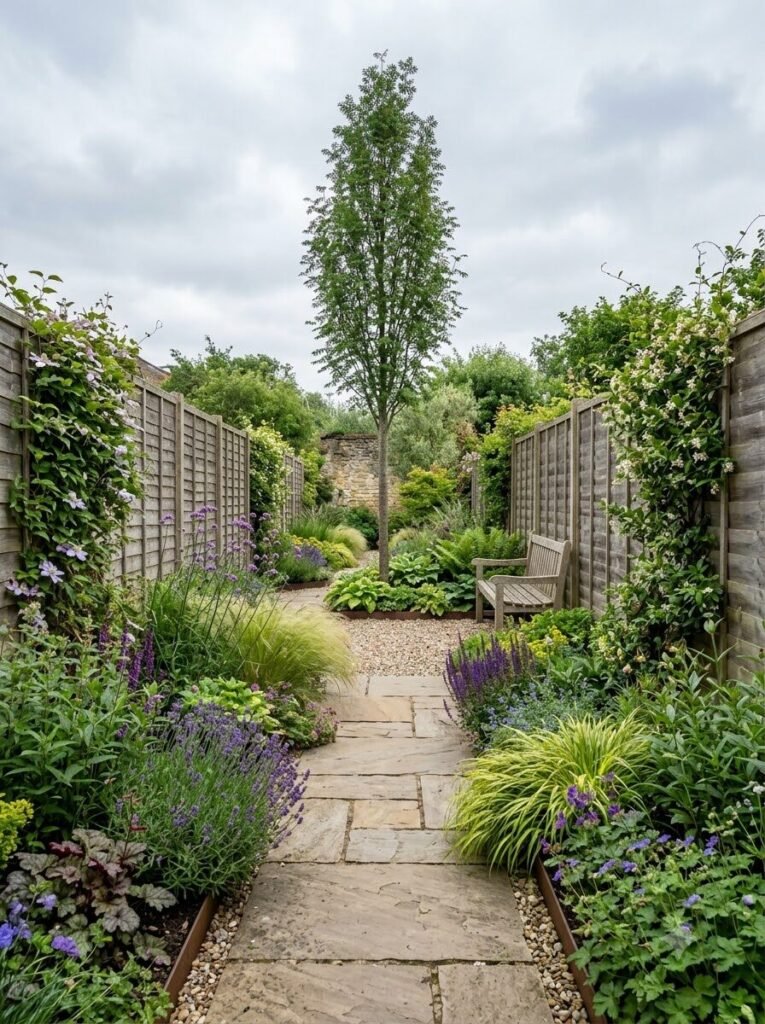 Garden Designs for Long Narrow Gardens
