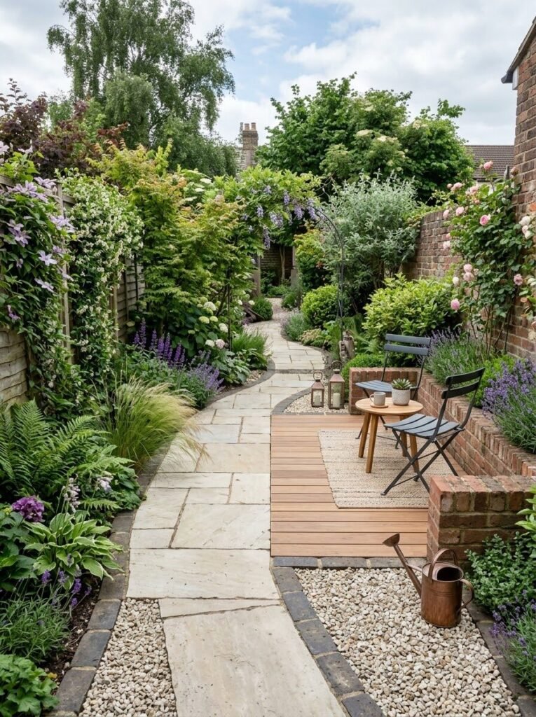 Garden Designs for Long Narrow Gardens