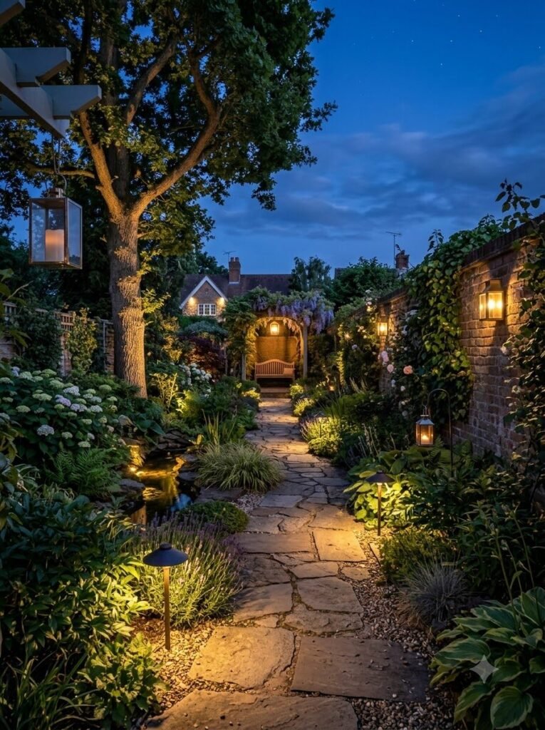 Garden Designs for Long Narrow Gardens
