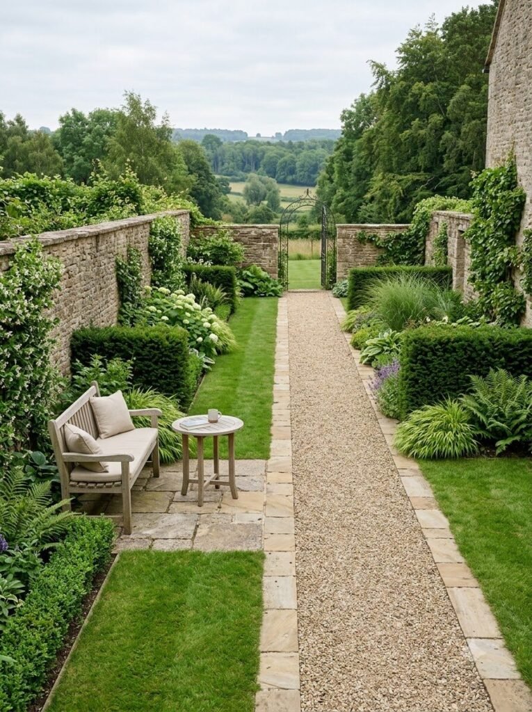 Garden Designs for Long Narrow Gardens