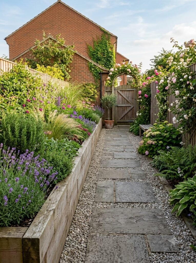 Garden Designs for Long Narrow Gardens