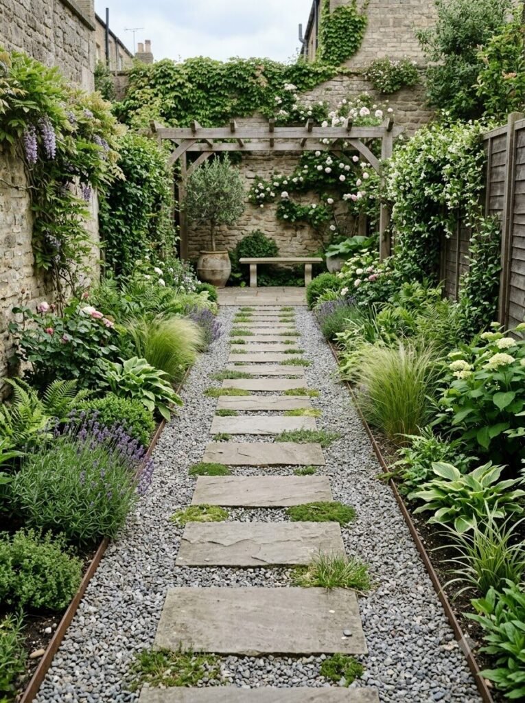 Small Narrow Garden Designs 