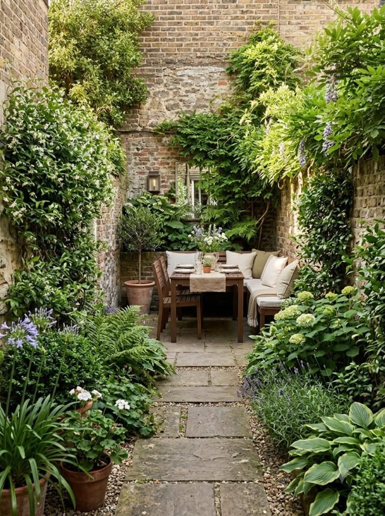 Small Narrow Garden Designs 