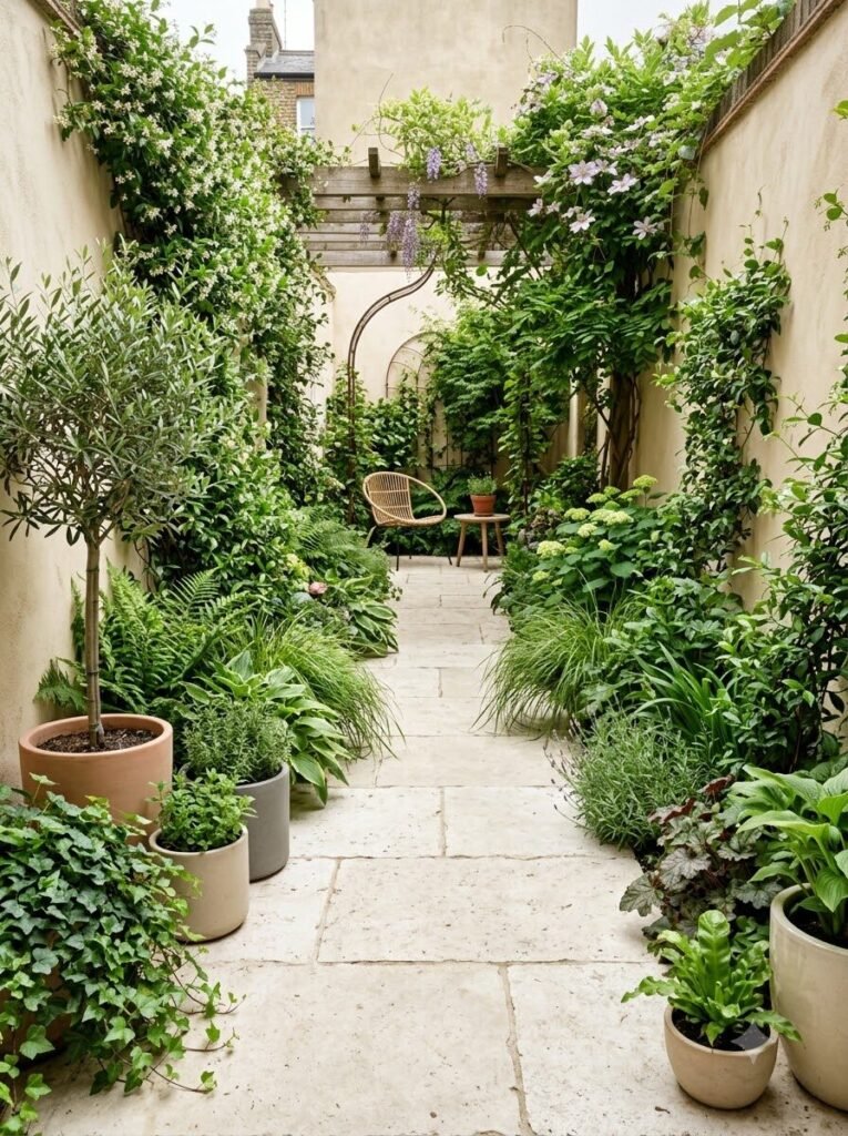 Small Narrow Garden Designs 
