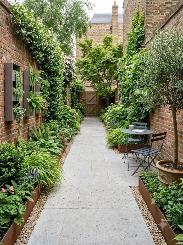 Small Narrow Garden Designs 