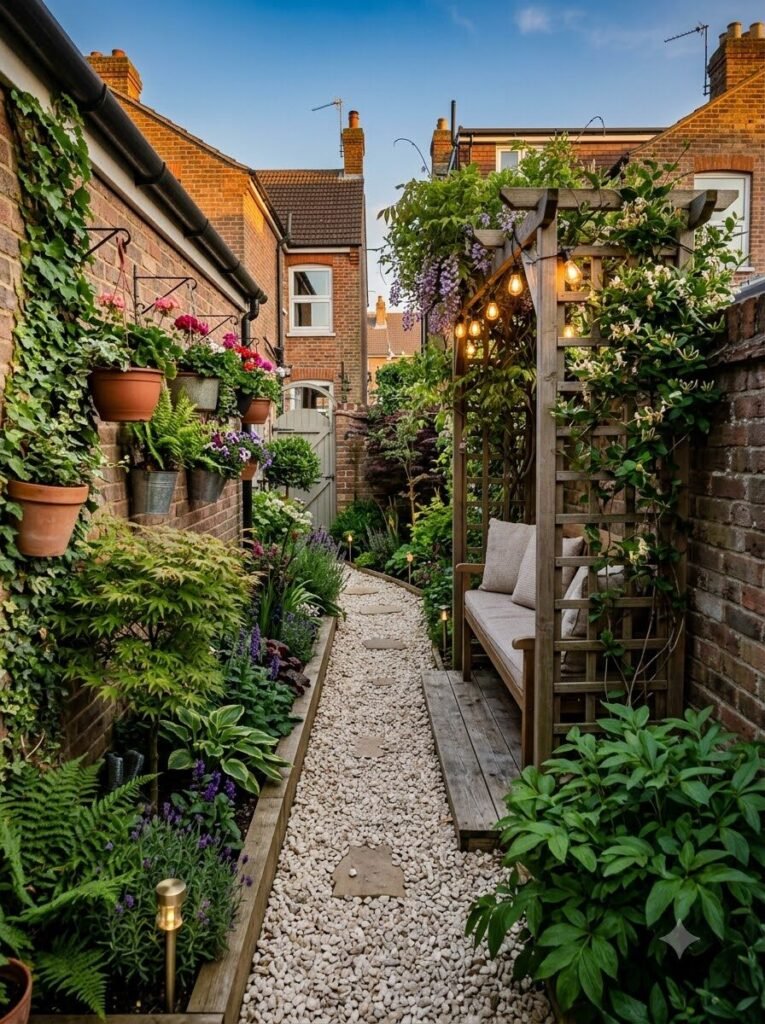 Small Narrow Garden Designs 