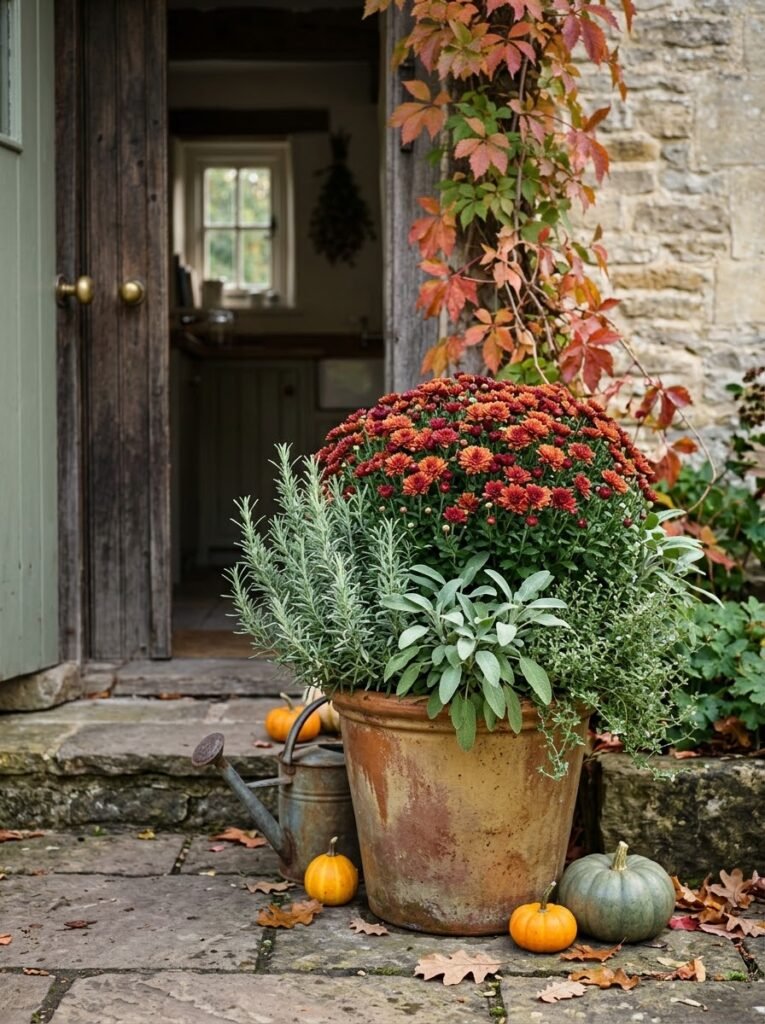 Fall Planter Ideas for Front Porches