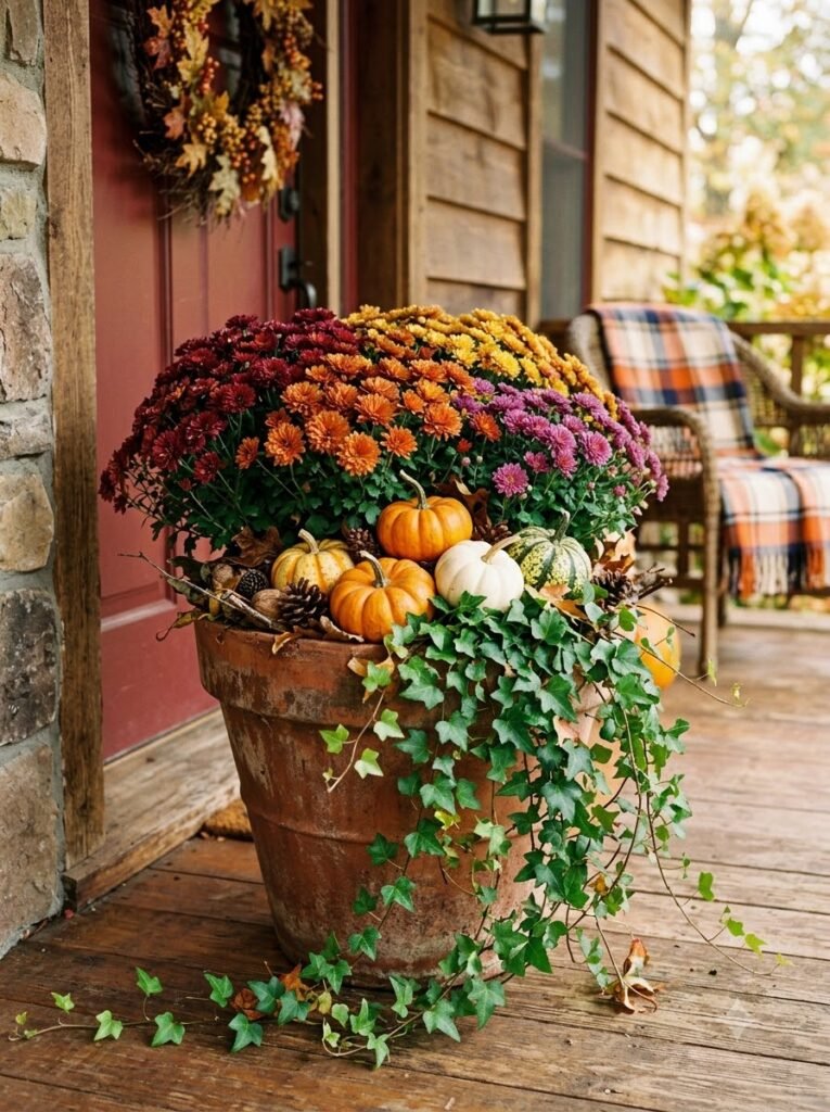 Fall Outdoor Planter Ideas