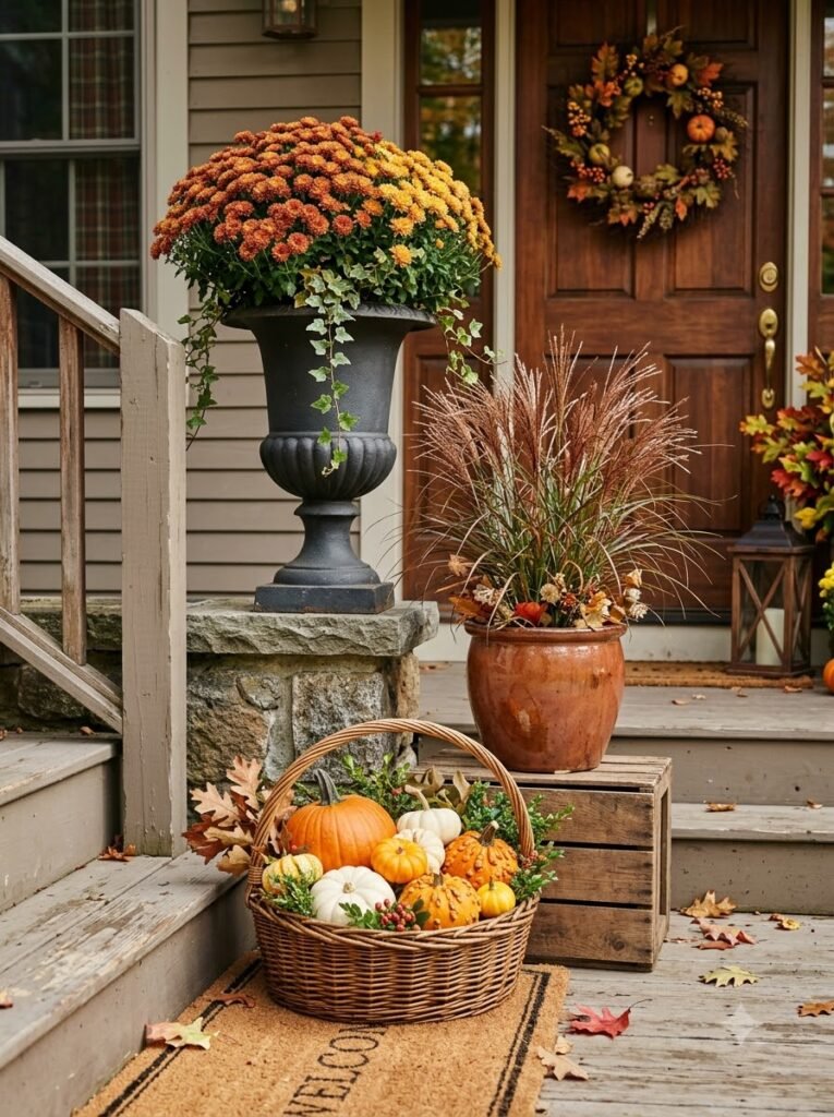 Fall Outdoor Planter Ideas