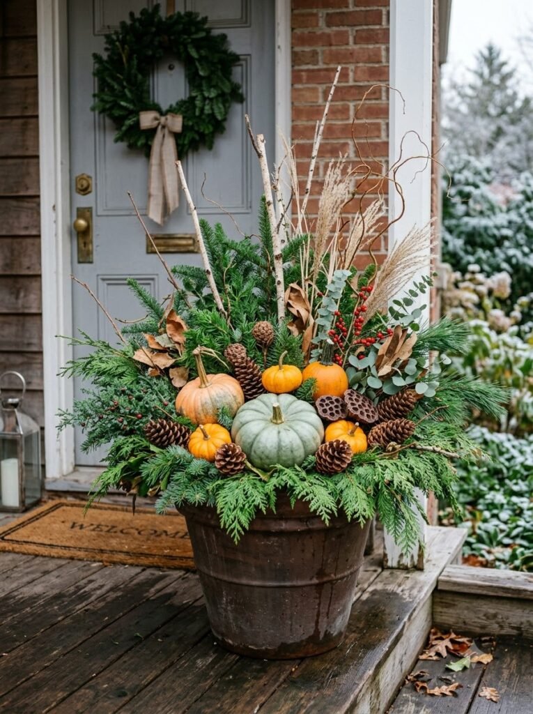 Fall Outdoor Planter Ideas