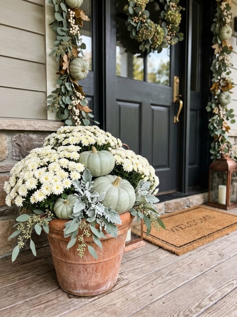 Fall Planter Ideas for Front Porches