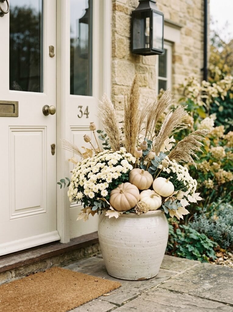 Fall Planter Ideas for Front Porches