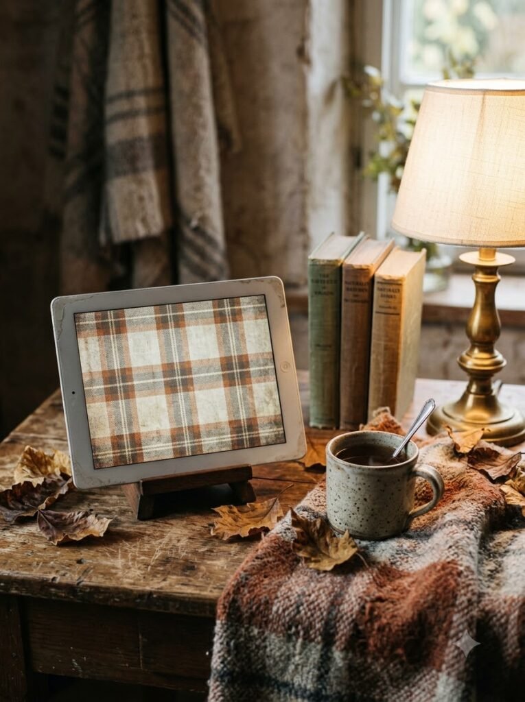 Fall Plaid Wallpaper Ideas
