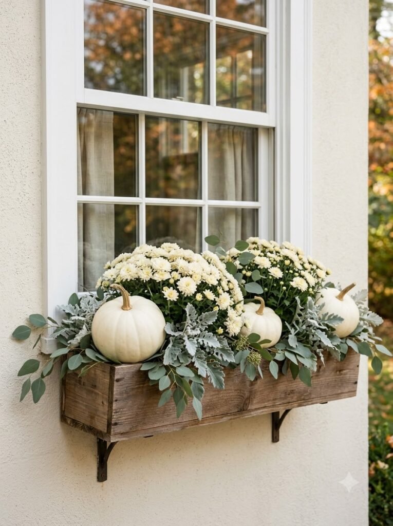 Fall Window Boxes Ideas