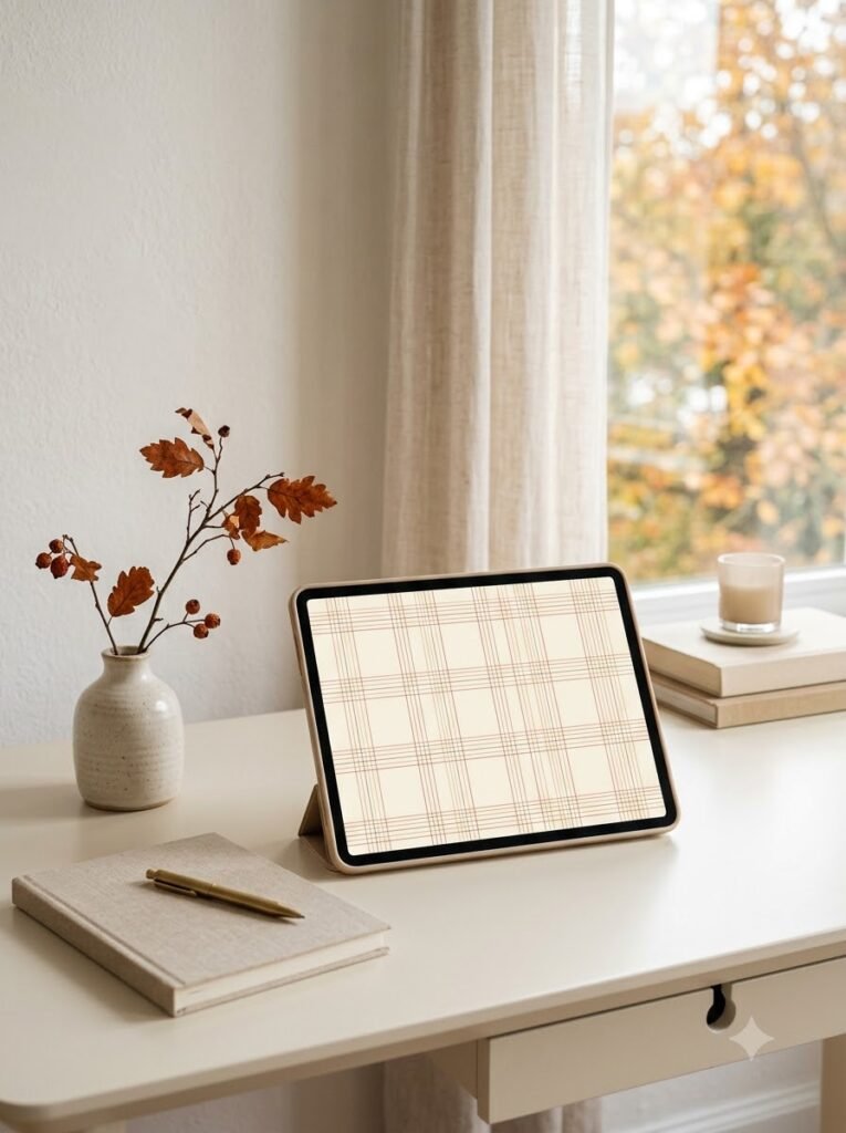 Fall Plaid Wallpaper Ideas