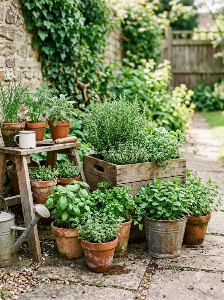 DIY Outdoor Herb Garden Ideas