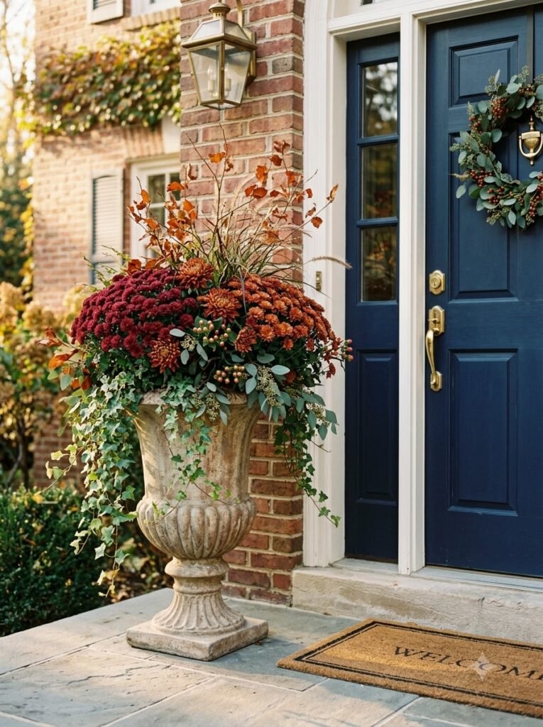Fall Planter Ideas for Front Porches