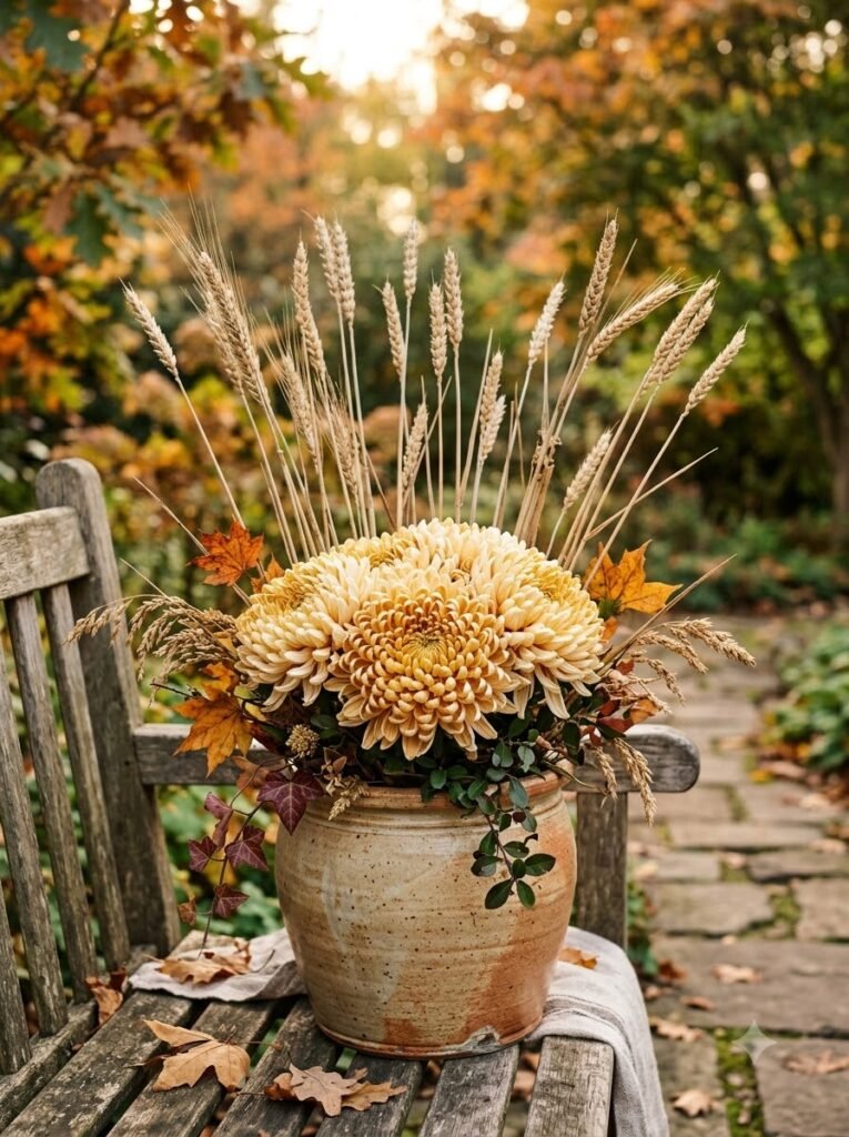 Fall Planter Ideas for Front Porches