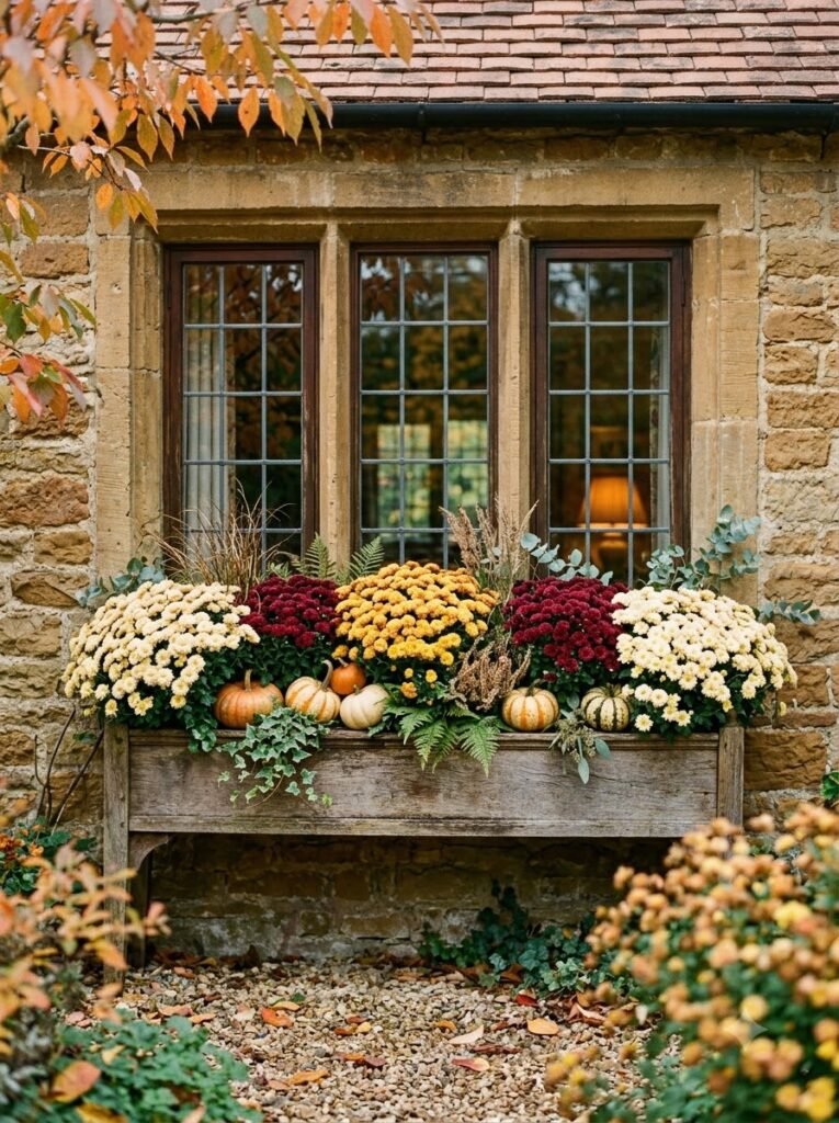 Fall Window Boxes Ideas