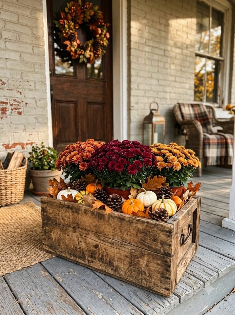 Fall Planter Ideas for Front Porches