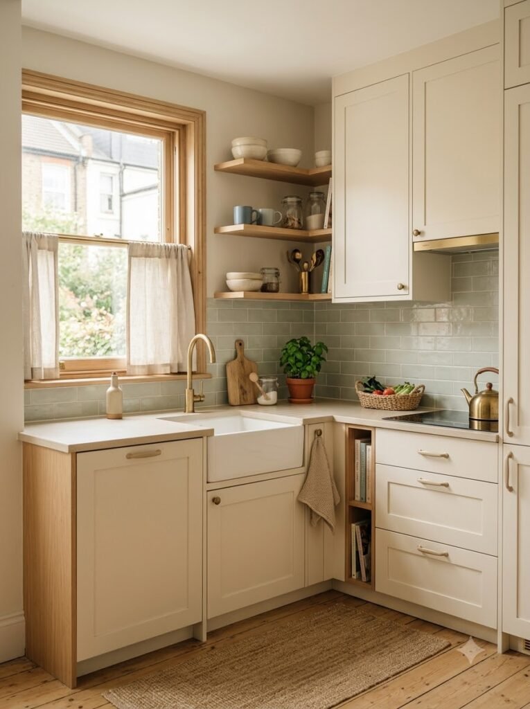Small Kitchen Layout & Aesthetic