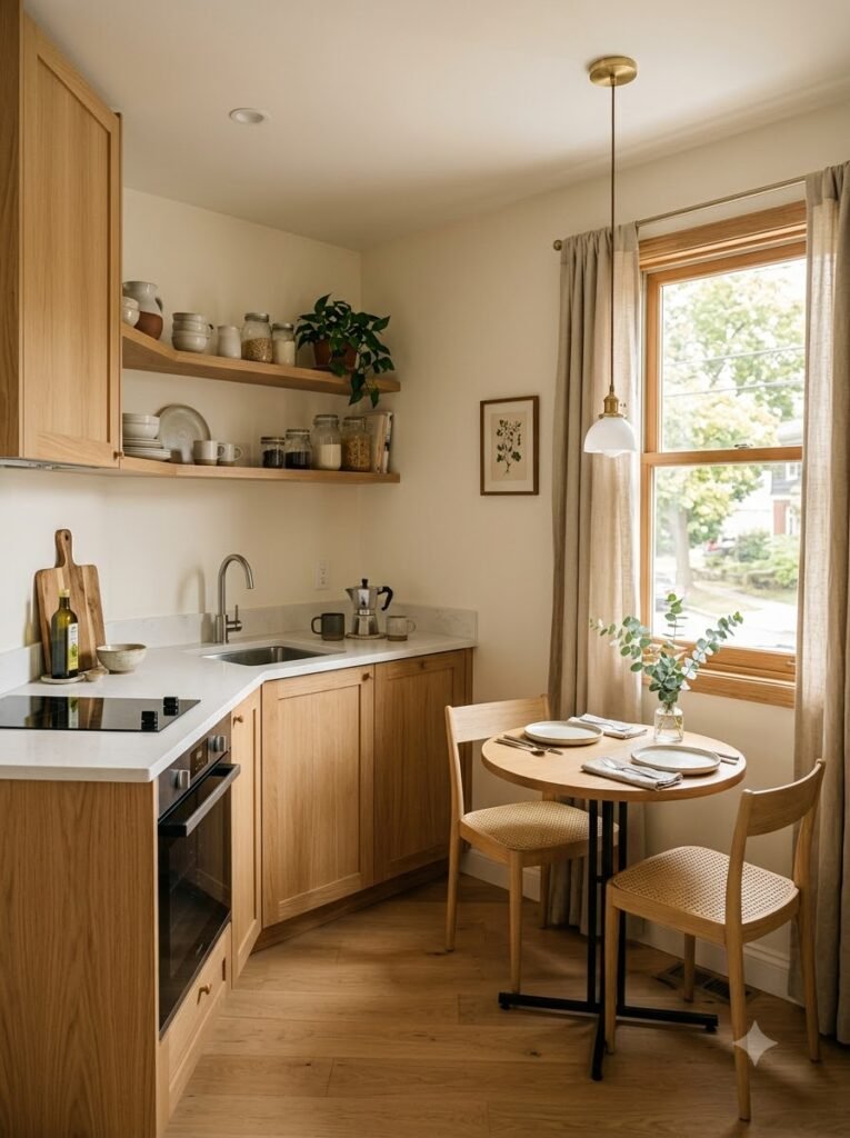 Small Kitchen Layout & Aesthetic