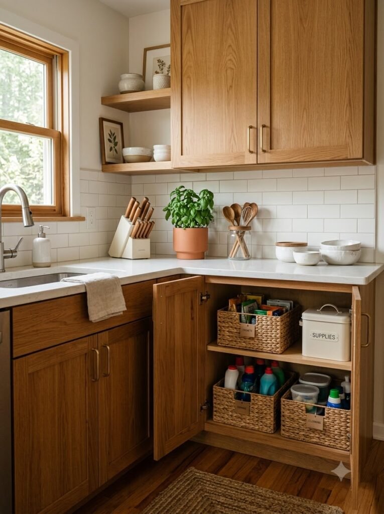 Small Kitchen Layout & Aesthetic