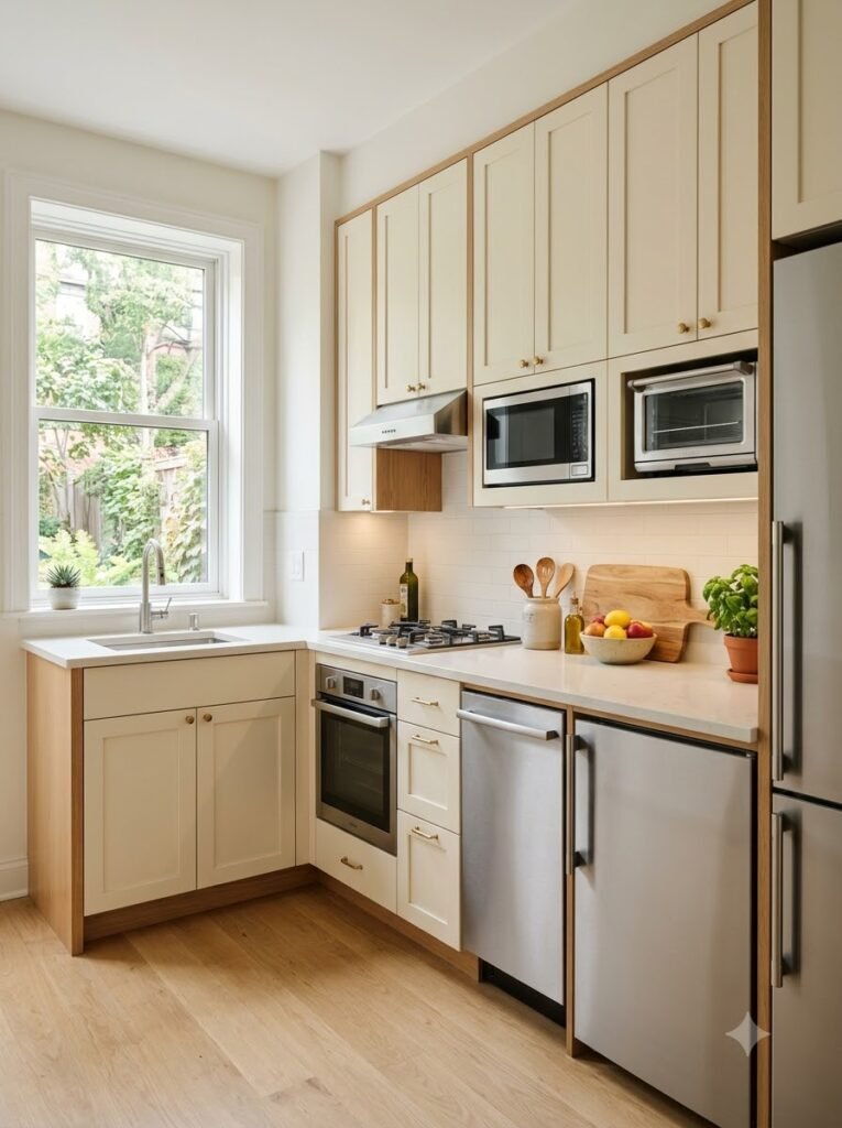 Small Kitchen Layout & Aesthetic