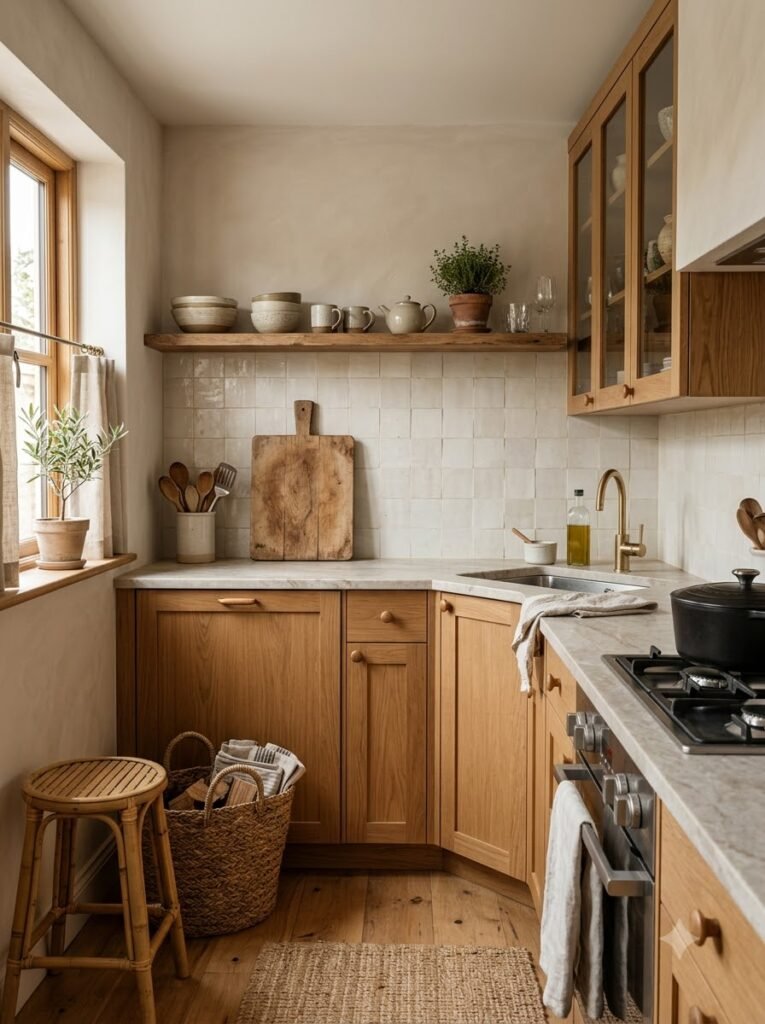 Small Kitchen Layout & Aesthetic