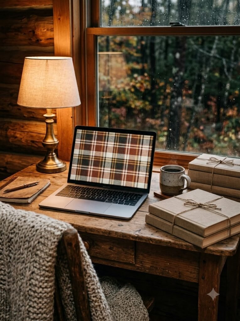 Fall Plaid Wallpaper Ideas