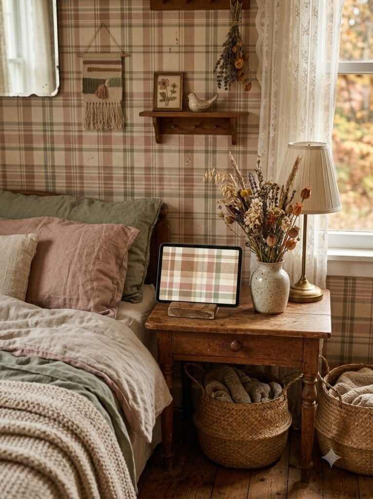 Fall Plaid Wallpaper Ideas
