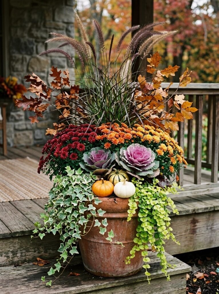 Fall Outdoor Planter Ideas