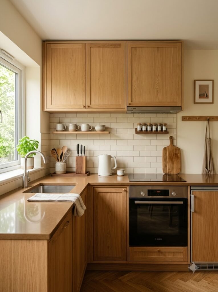 Small Kitchen Layout & Aesthetic