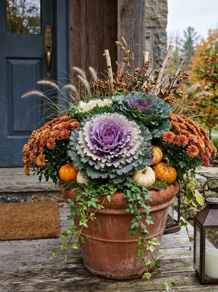 Fall Outdoor Planter Ideas
