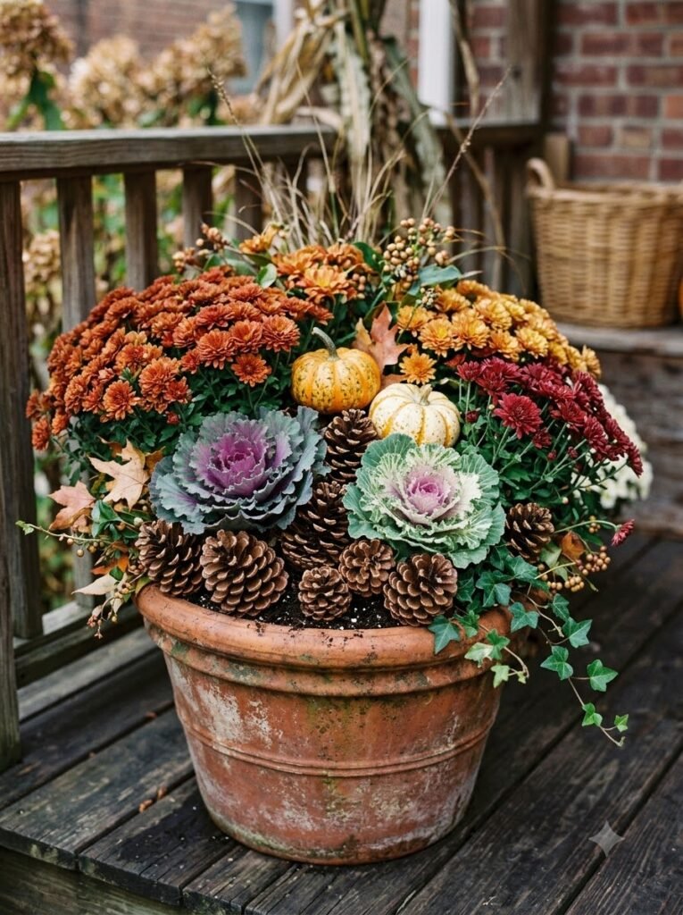 Fall Outdoor Planter Ideas