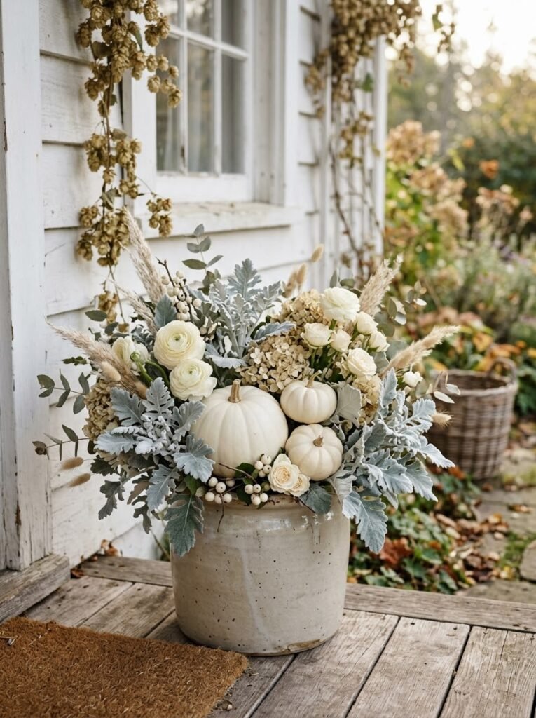 Fall Planter Ideas for Front Porches