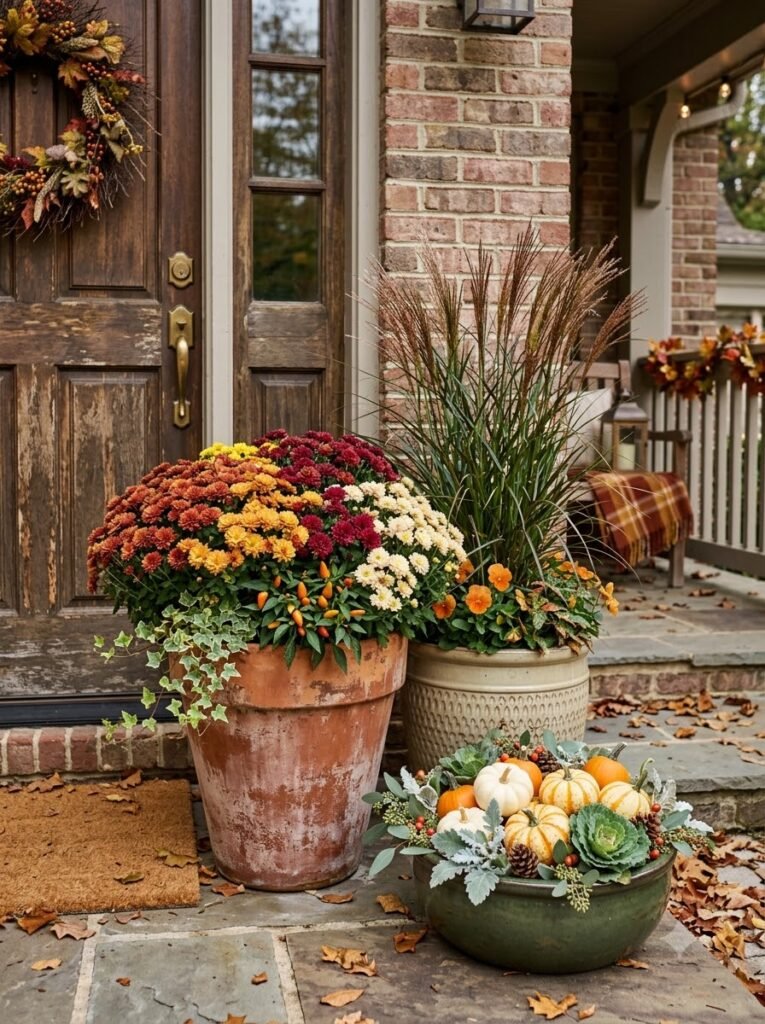 Fall Outdoor Planter Ideas