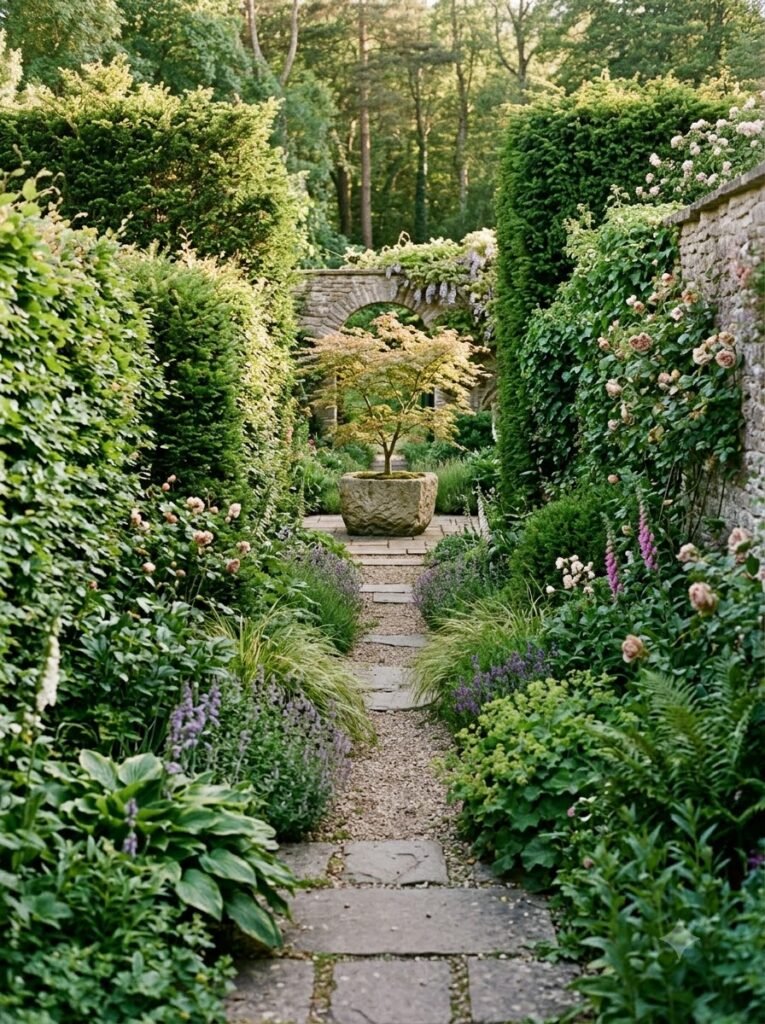Garden Designs for Long Narrow Gardens