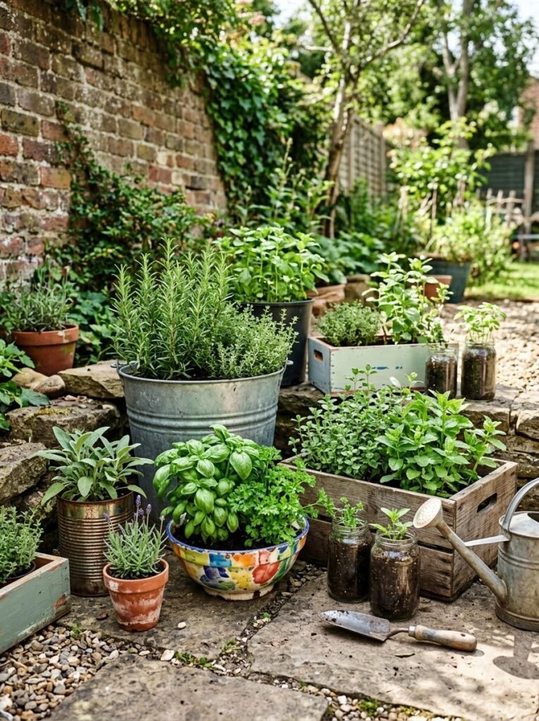 DIY Outdoor Herb Garden Ideas