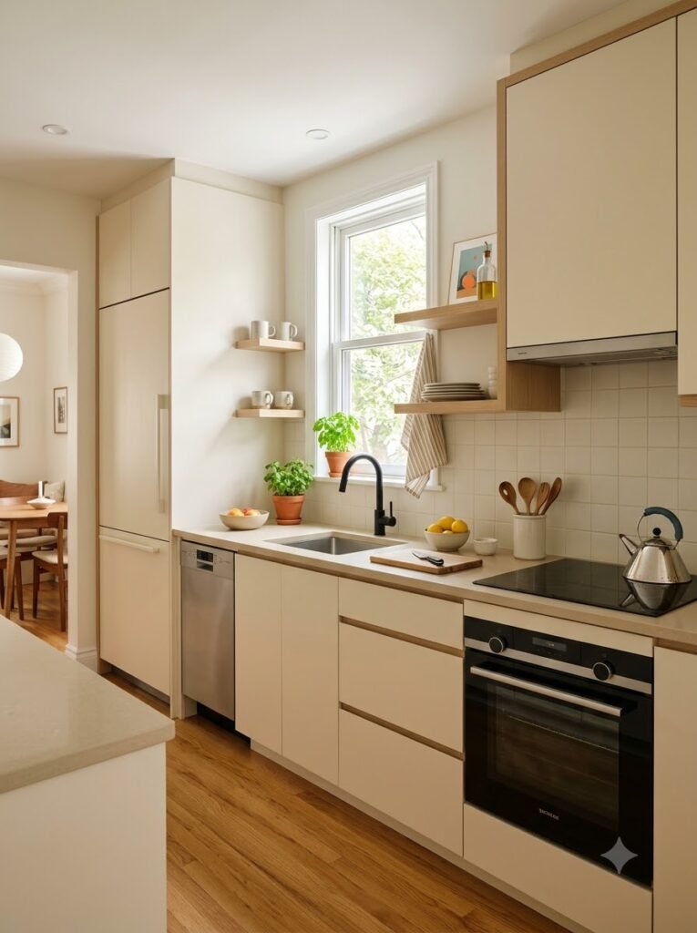 Small Kitchen Layout & Aesthetic