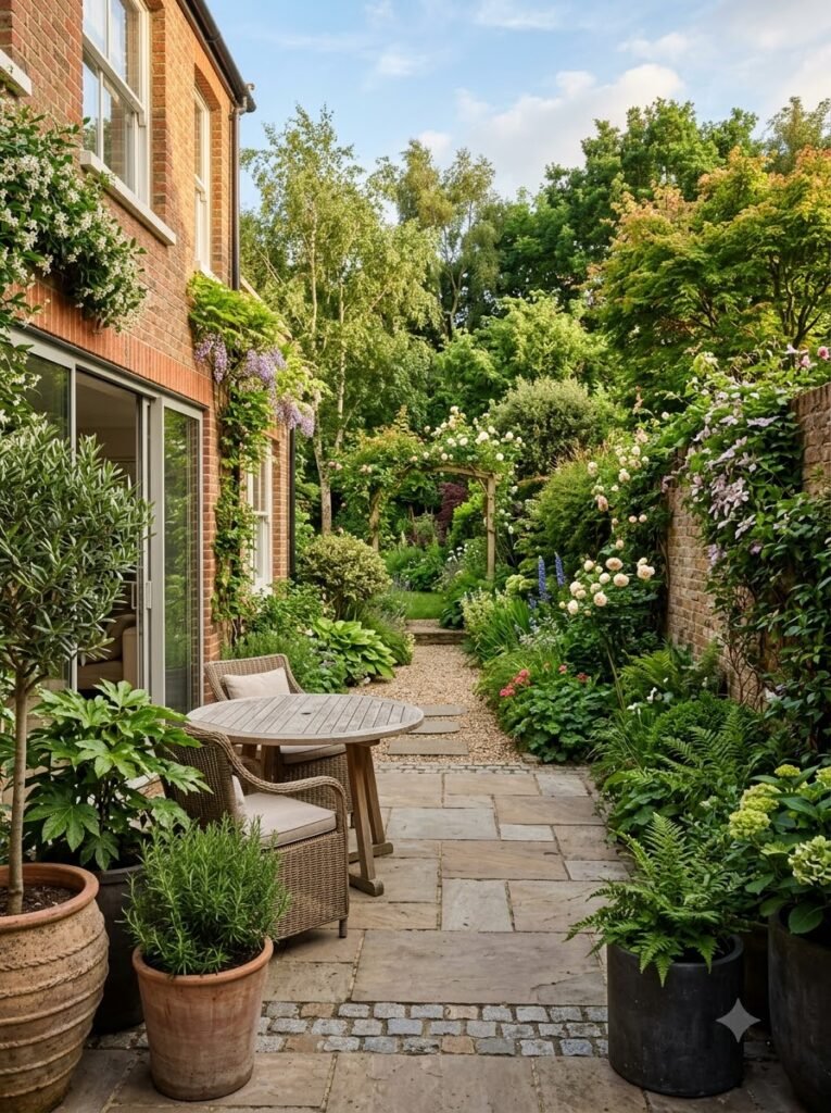 Garden Designs for Long Narrow Gardens