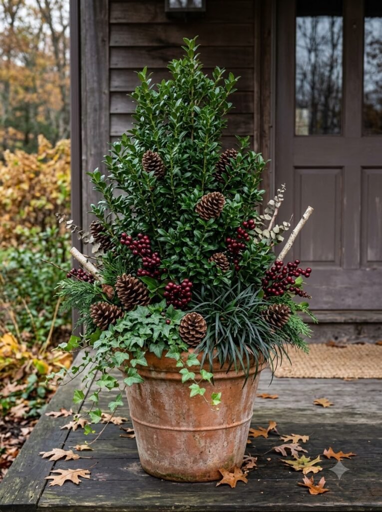 Fall Planter Ideas for Front Porches