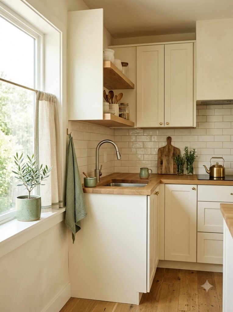 Small Kitchen Layout & Aesthetic
