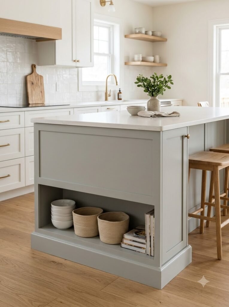 Monochrome Kitchen Island Ideas
